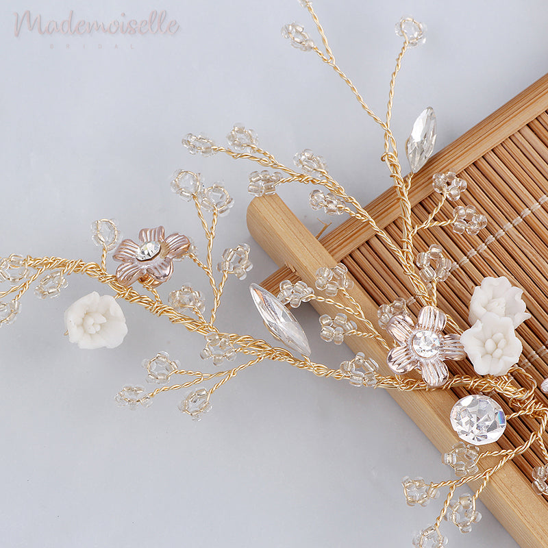 Sugar Flower Branch Hair Vine