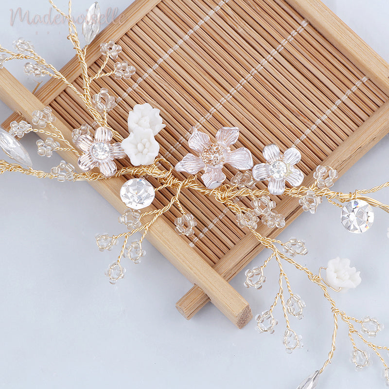 Sugar Flower Branch Hair Vine